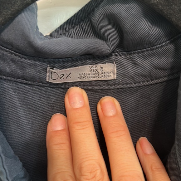 SOLD 😍😍😍 Navy blue dress perfect for summer and spring. Size Large. - Picture 3 of 5